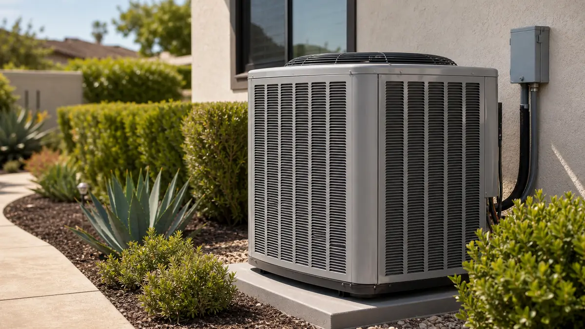 Trane XR-series single-stage condenser at an Alhambra home